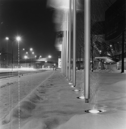 bmw world snowy